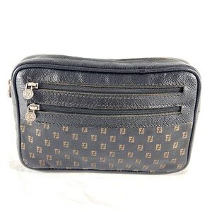 FENDI Authentic Clutch Cosmetic Toiletry Bag Made in Italy